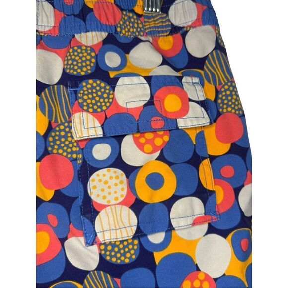 Psycho Bunny Boys XL 14-16 Swim Trunks Colorful Abstract Lined Drawstring - Picture 5 of 7